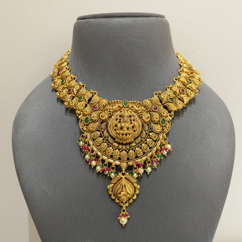 Heritage Antique Nakshi Laxmi Concentric Set
