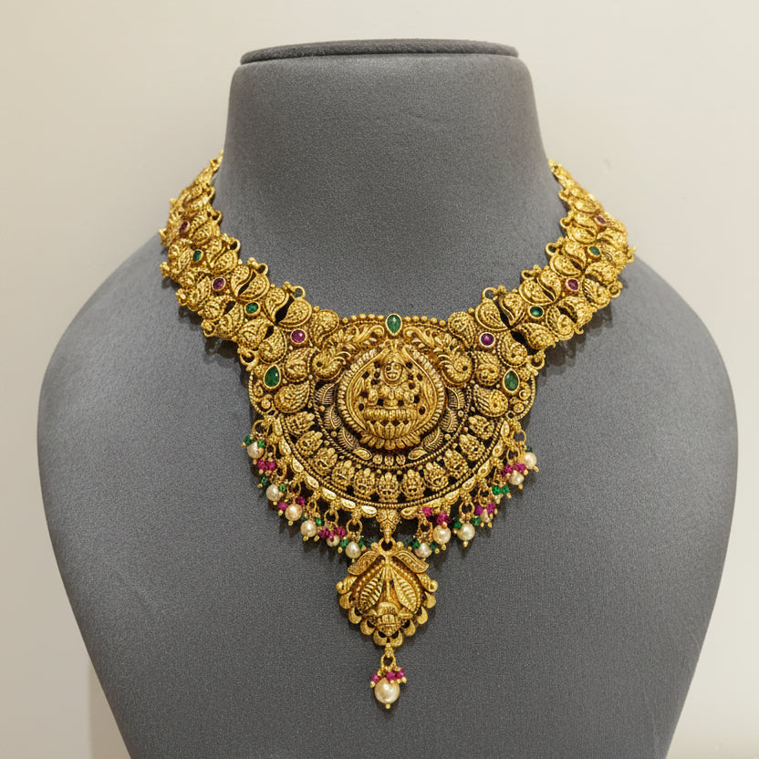 Heritage Antique Nakshi Laxmi Concentric Set