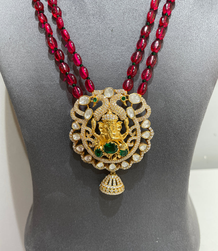 925 Silver Traditional Ganesh Ji Pendant