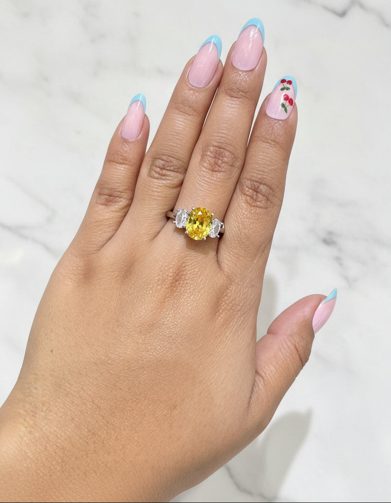 Golden Dawn Solitaire Diamond Ring