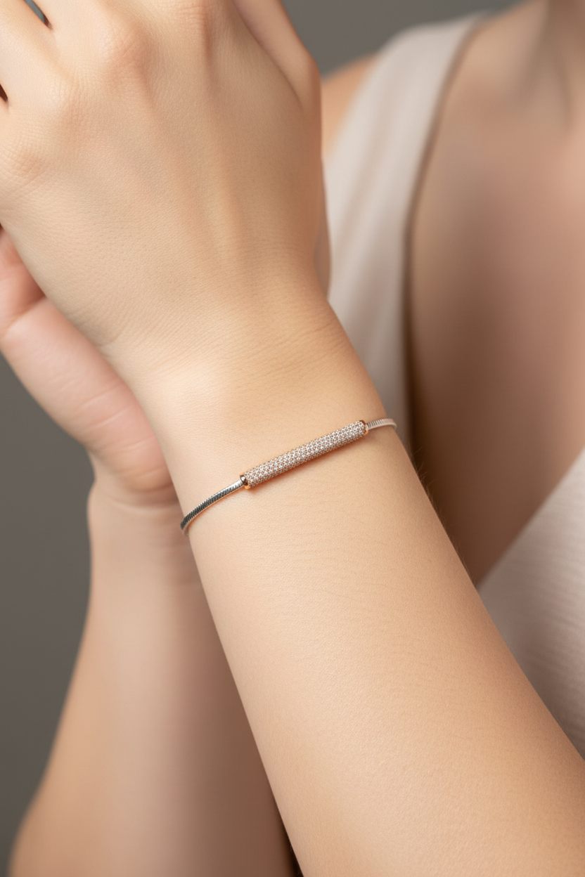 Starlight Crystal Flex Diamond Look Bracelet