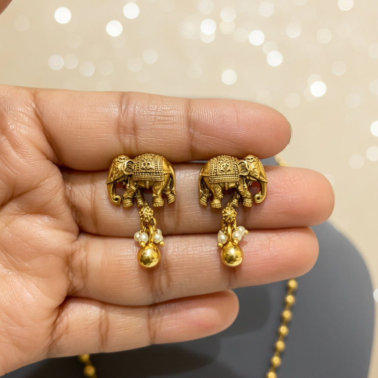 Heritage Gaja Nakshi Pendant Set