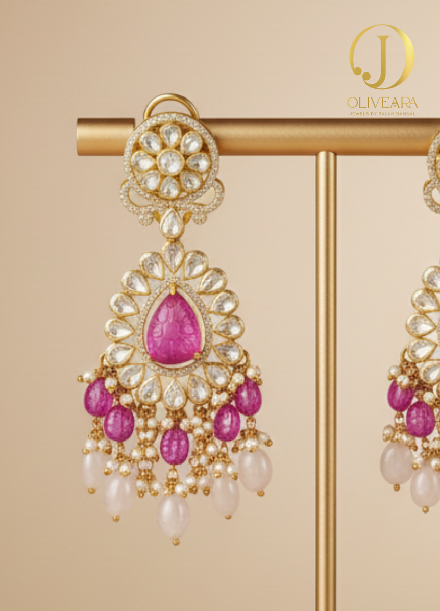 Ethnic Silver Earrings