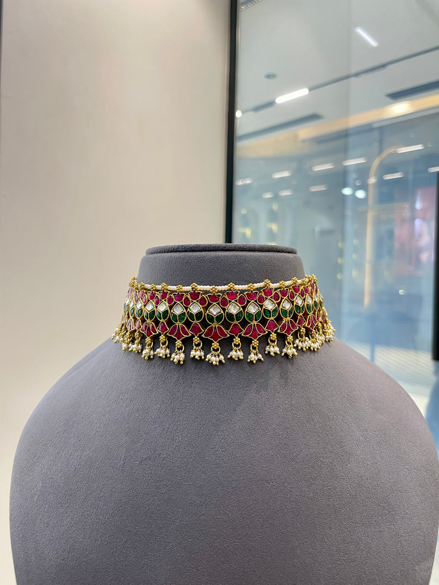 925 Silver Lalima Choker Set