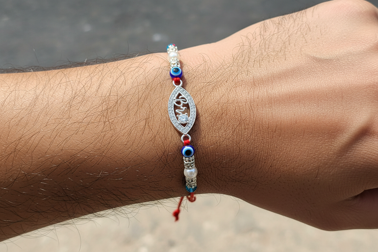 Elegant "Bro" Evil Eye Rakhi