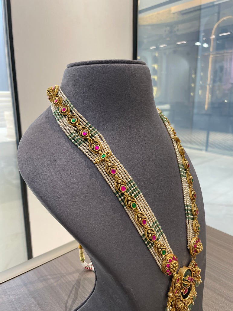 925 Silver Royal Real Gold Look Necklace Set