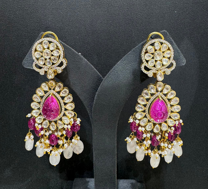 Ethnic Silver Earrings