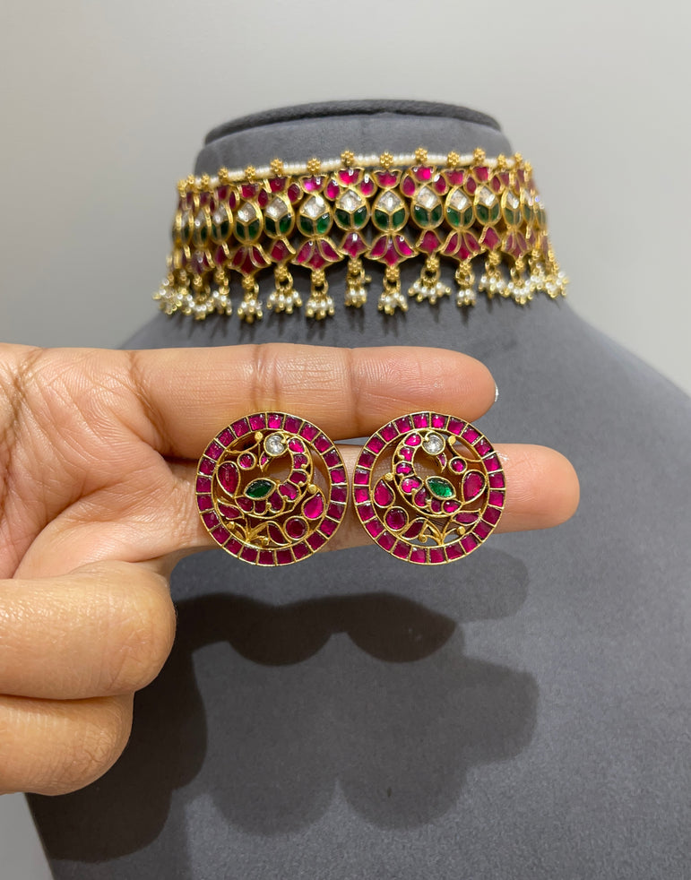 925 Silver Lalima Choker Set