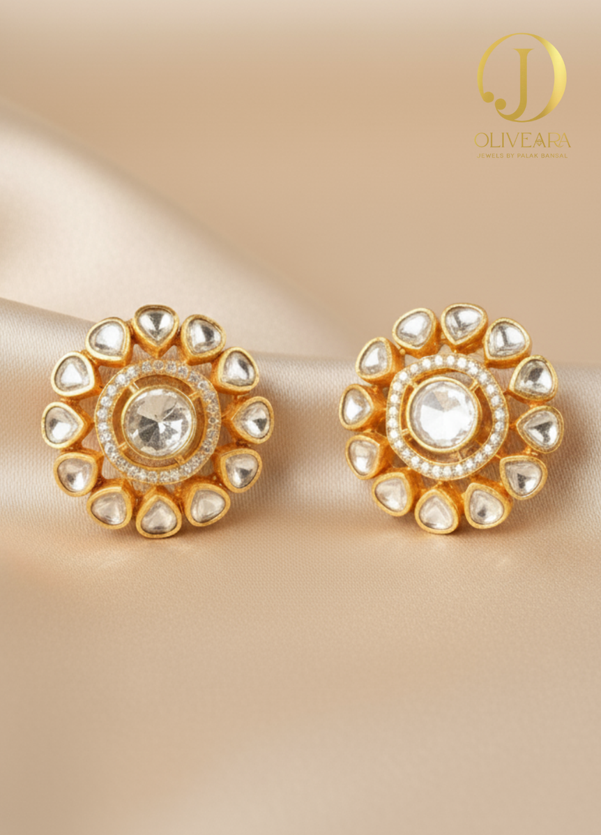 Ethnic Silver Earrings