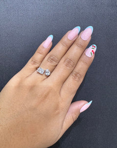 925 Silver Toi Moi Diamond Look Ring