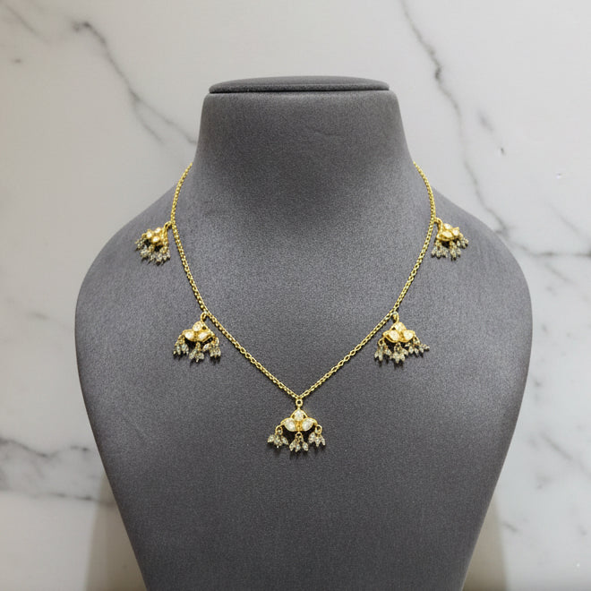 Lightweight Polki Charm Set