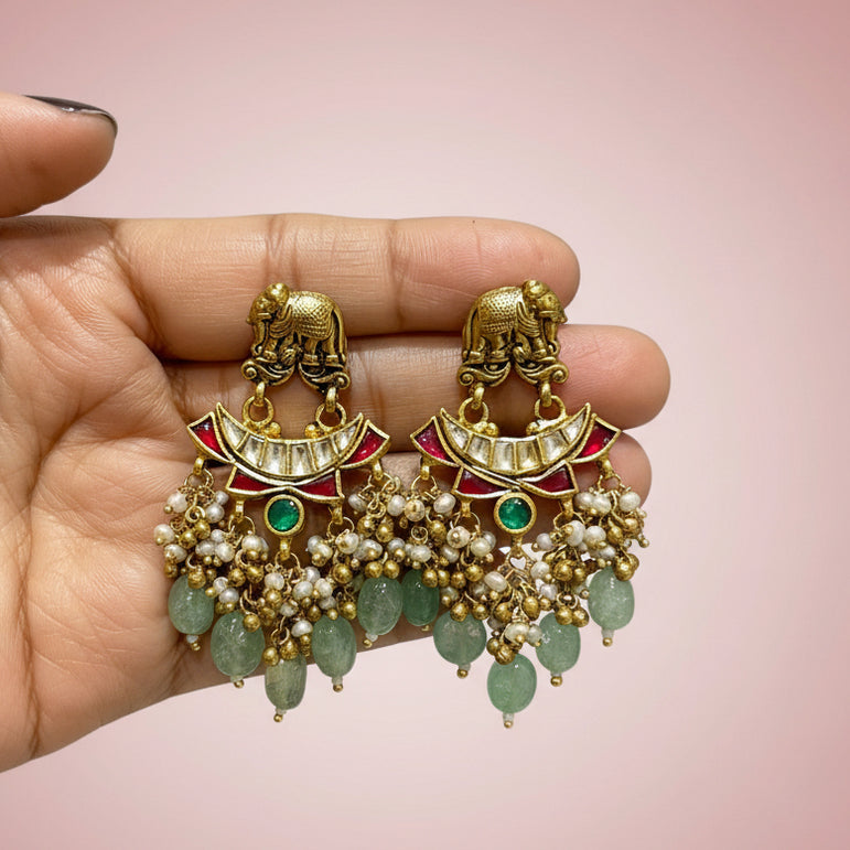 Antique Gaja-Heritage Gold Look Choker