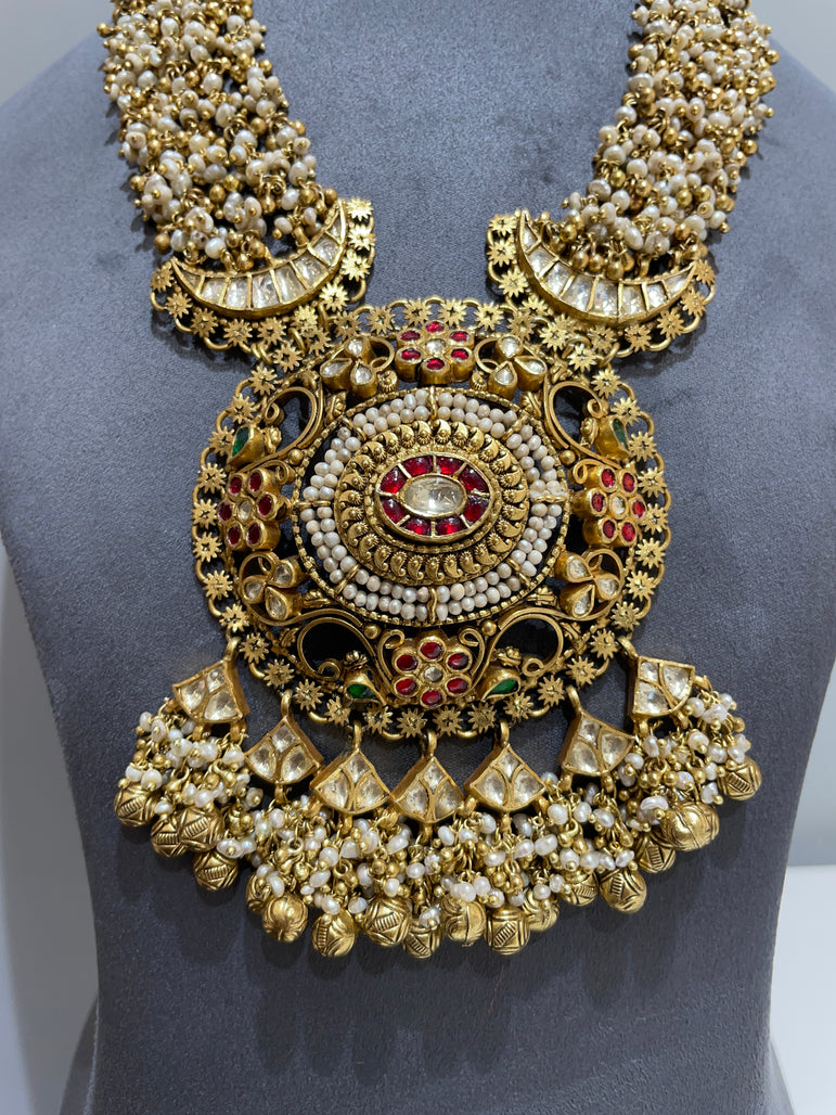Imperial Moissanite Polki Gutapusalu Set