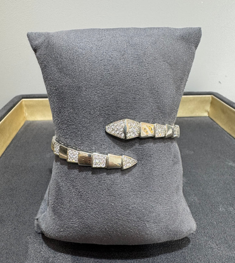 925 Silver Bvlgari Serpenti Viper Inspired Bracelet