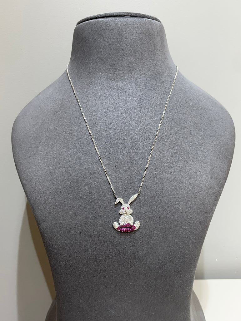925 Silver Bunny Pendant