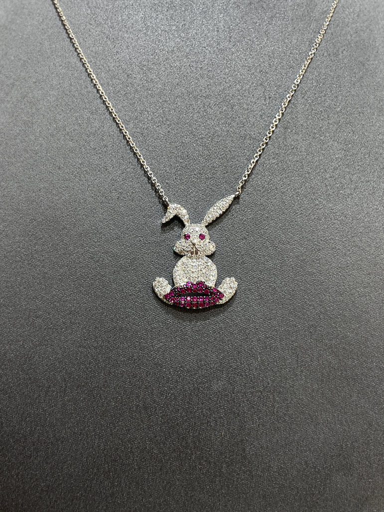 925 Silver Bunny Pendant