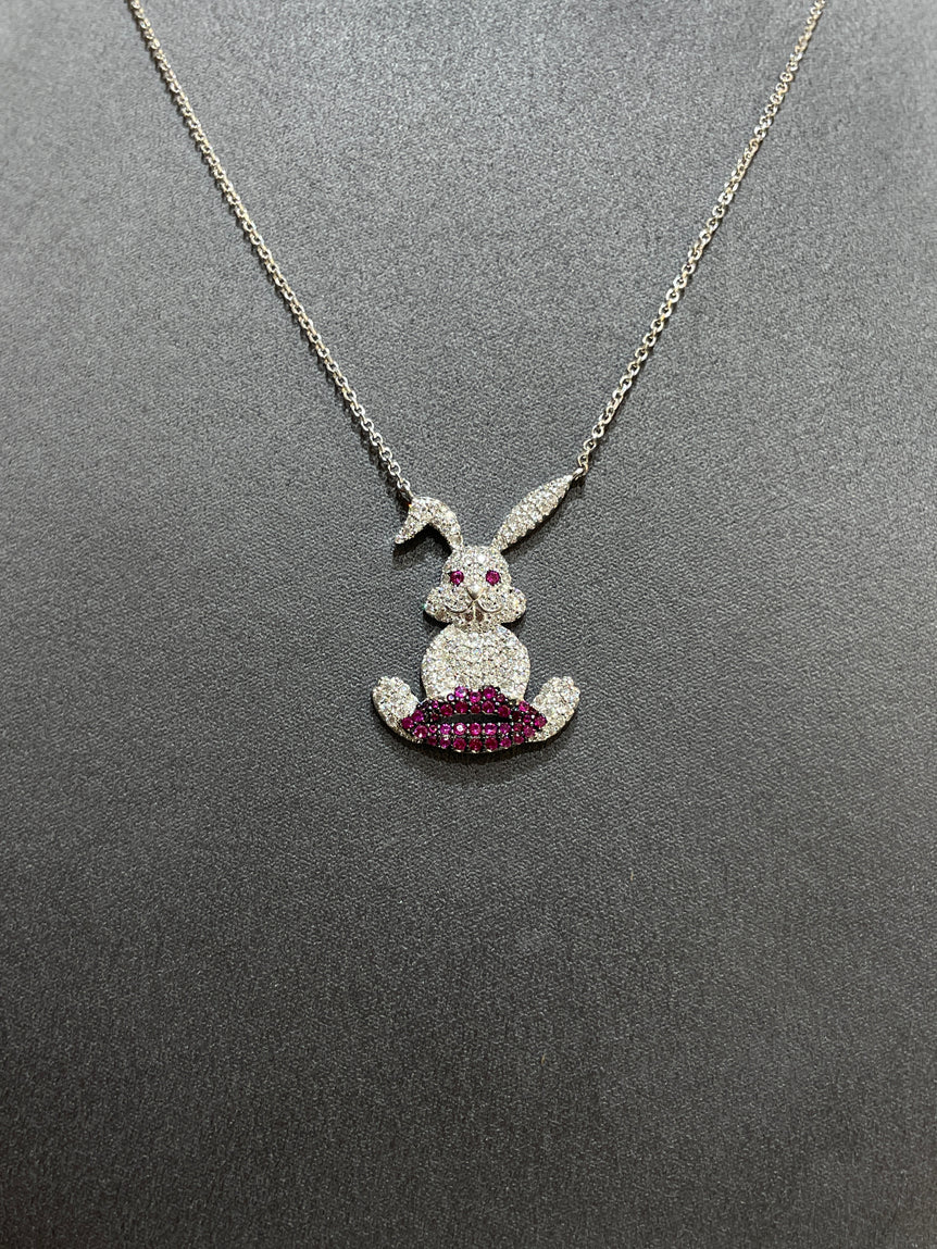 925 Silver Bunny Pendant