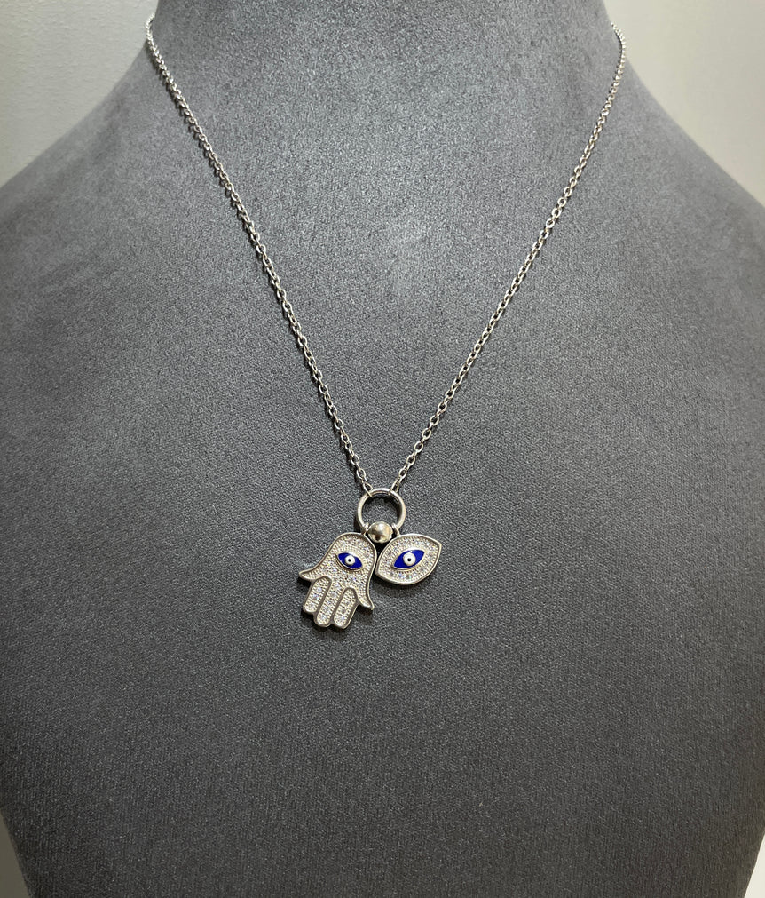 925 Silver Duo Nazaria Pendant