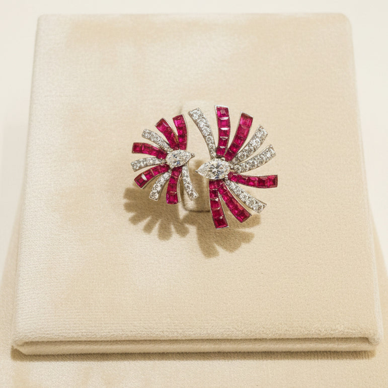 Pink Celestia Cocktail Diamond Ring