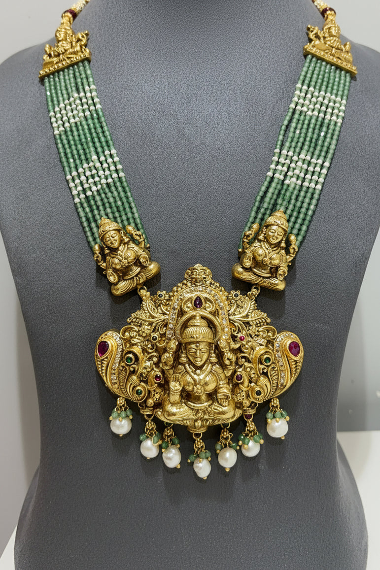 Divine Lakshmi Nakshi Long Gold Look Set