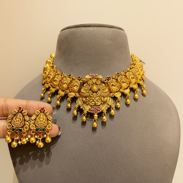 Ancestral South Indian Temple Gold Look Set
