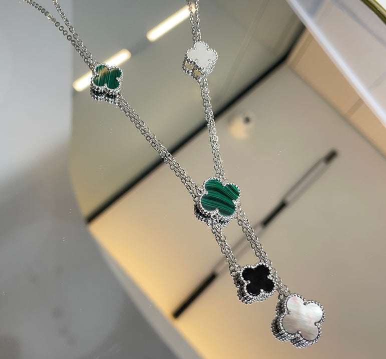 925 Silver Mix Colour Van cleef Inspired Pendant