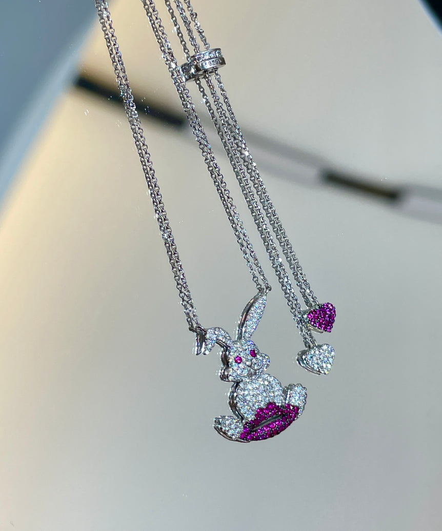 925 Silver Bunny Pendant