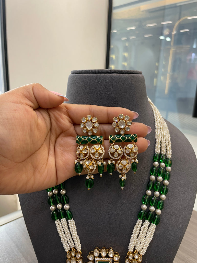 Bloomfall Polki Necklace Set