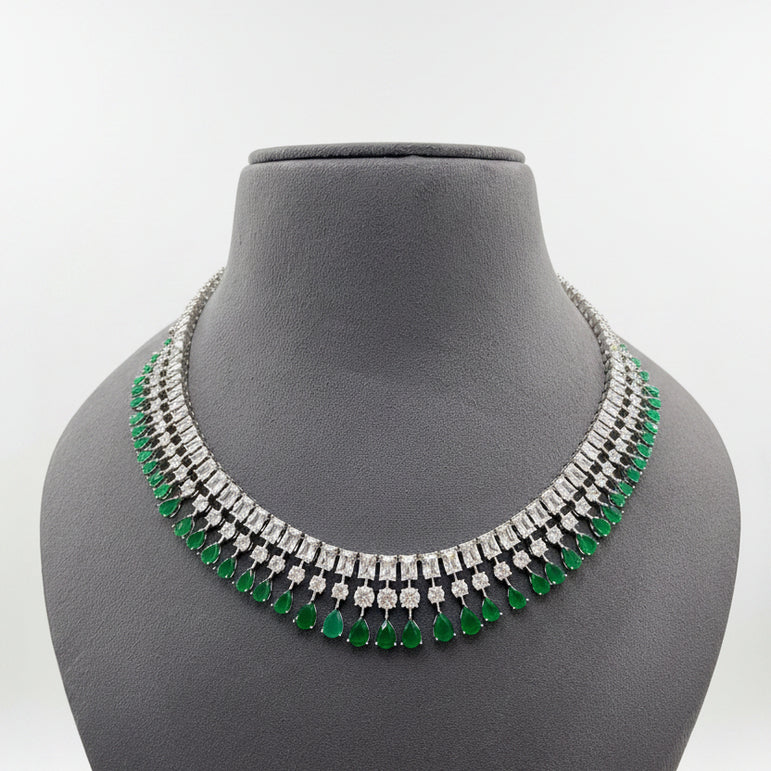 The Emerald Empress Tiered Moissanite Diamond Look Set