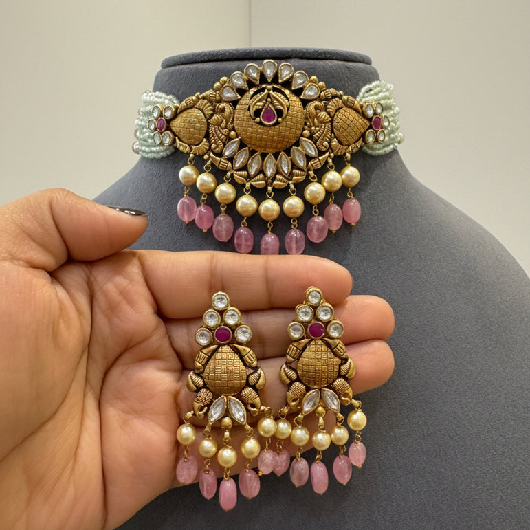 Heritage Nakshi Blossom Choker