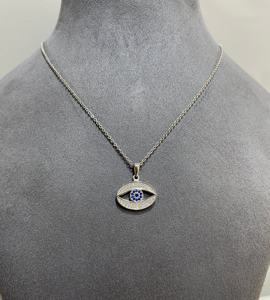 925 Silver Evil Eye Pendant