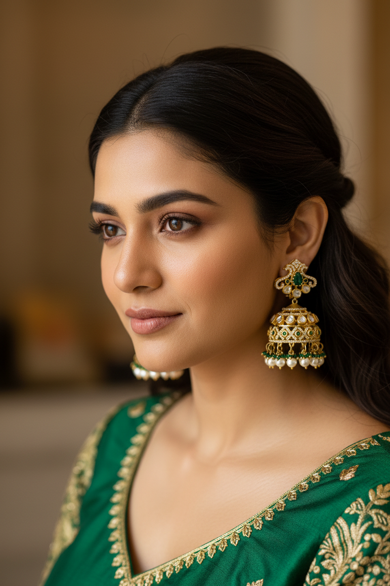 Zeenat Jhumka Earrings