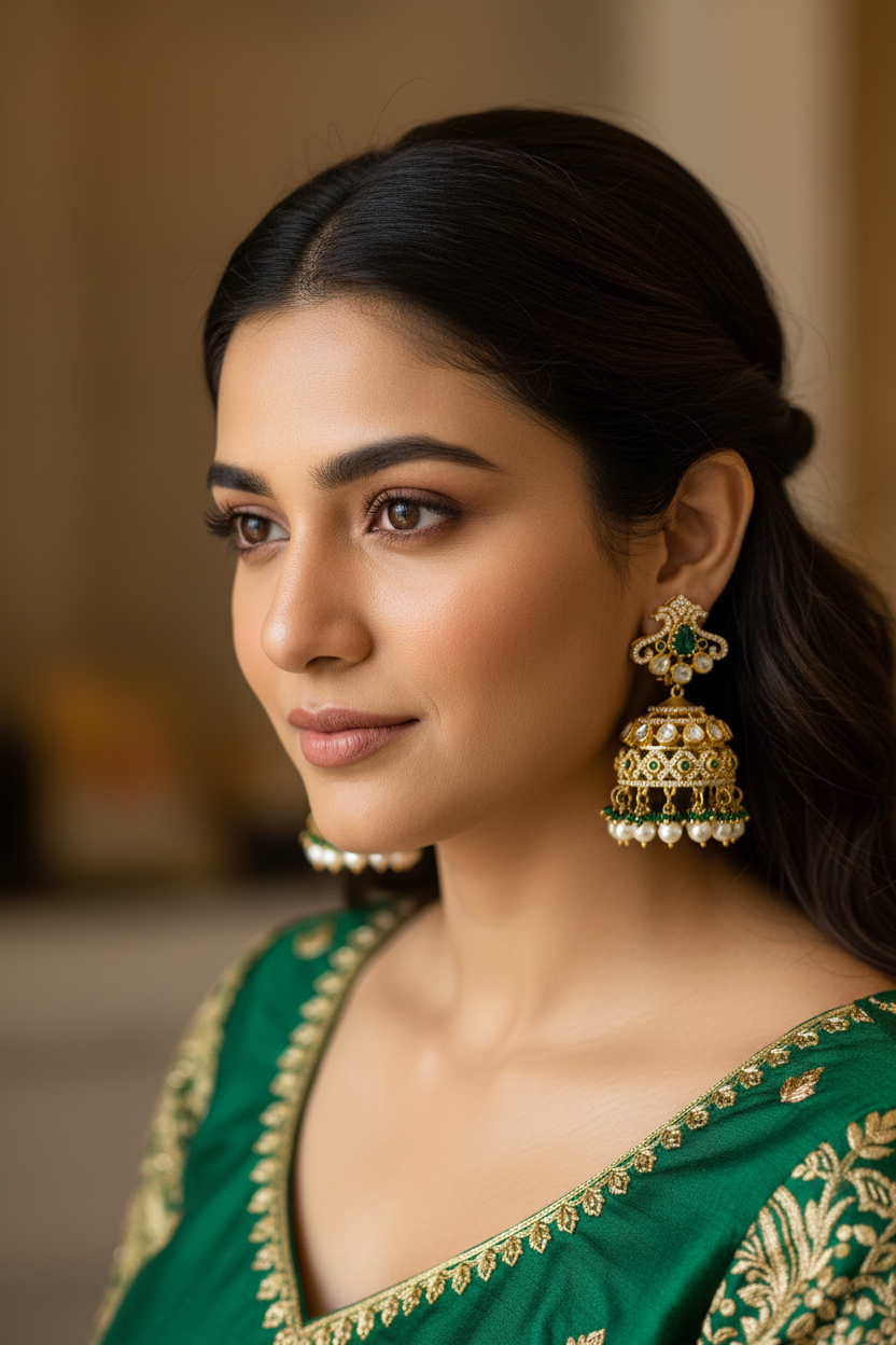 Zeenat Jhumka Earrings