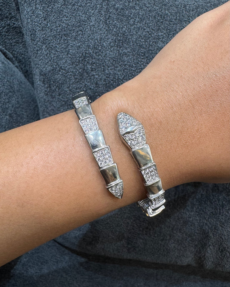 925 Silver Bvlgari Serpenti Viper Inspired Bracelet