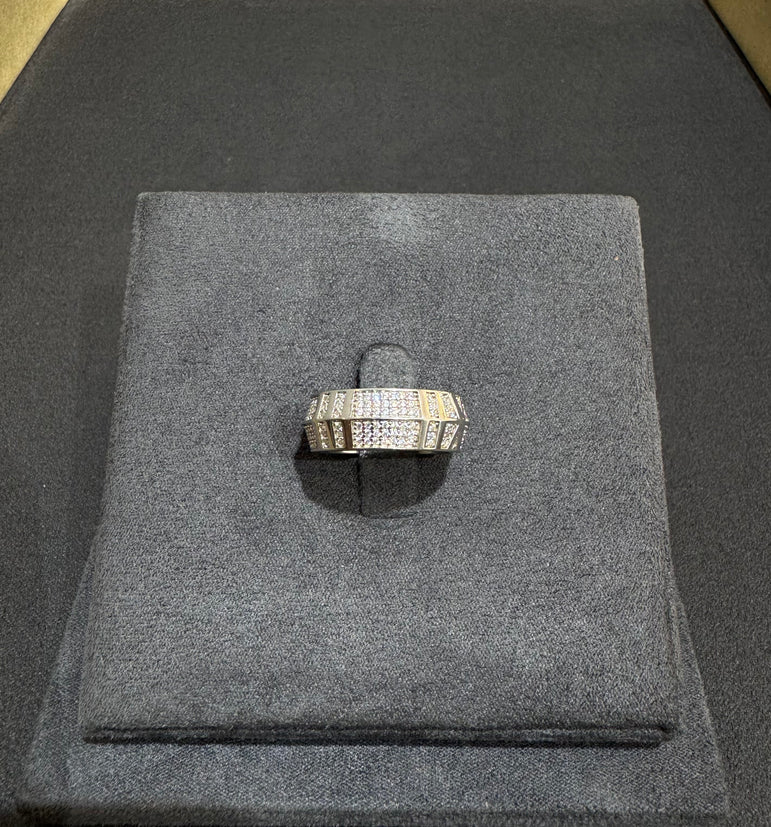 925 Silver Premium Design Diamond Look Band