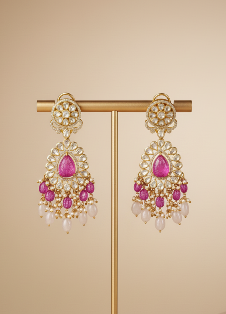 Ethnic Silver Earrings