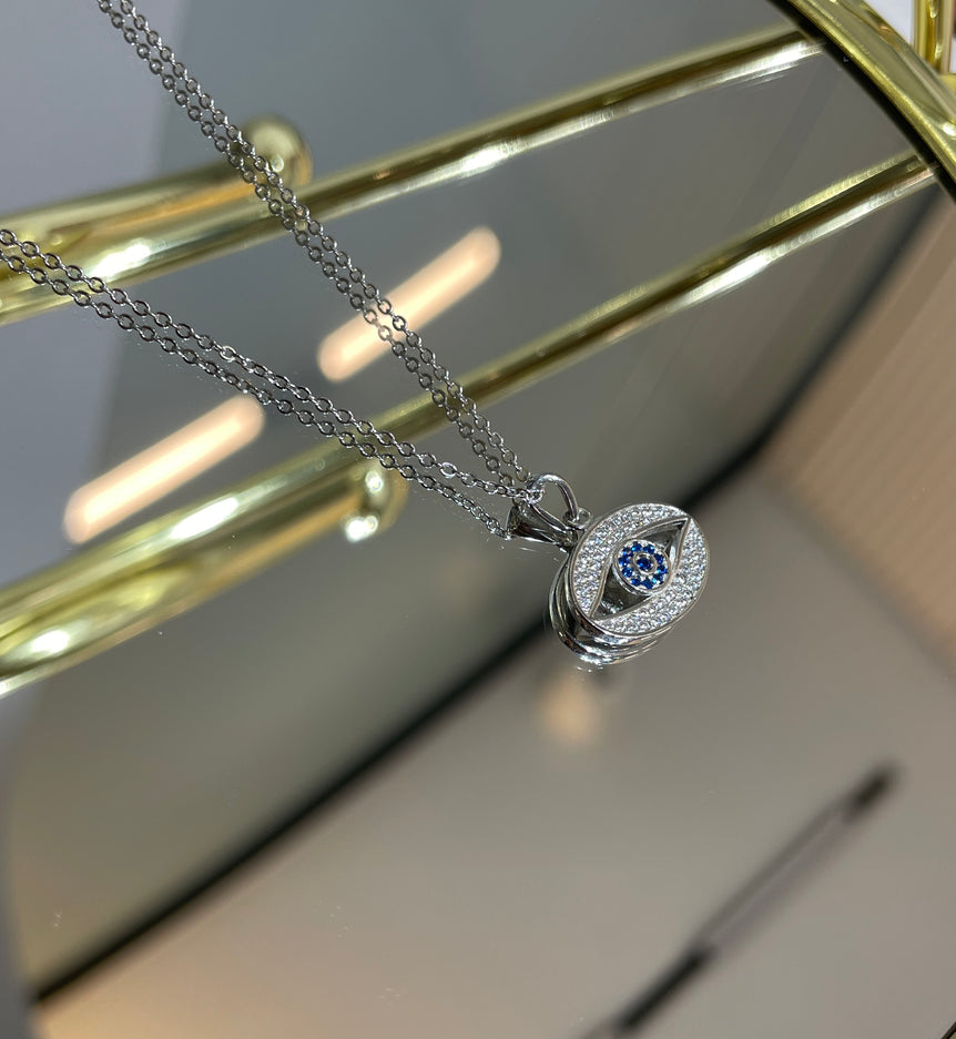 925 Silver Evil Eye Pendant