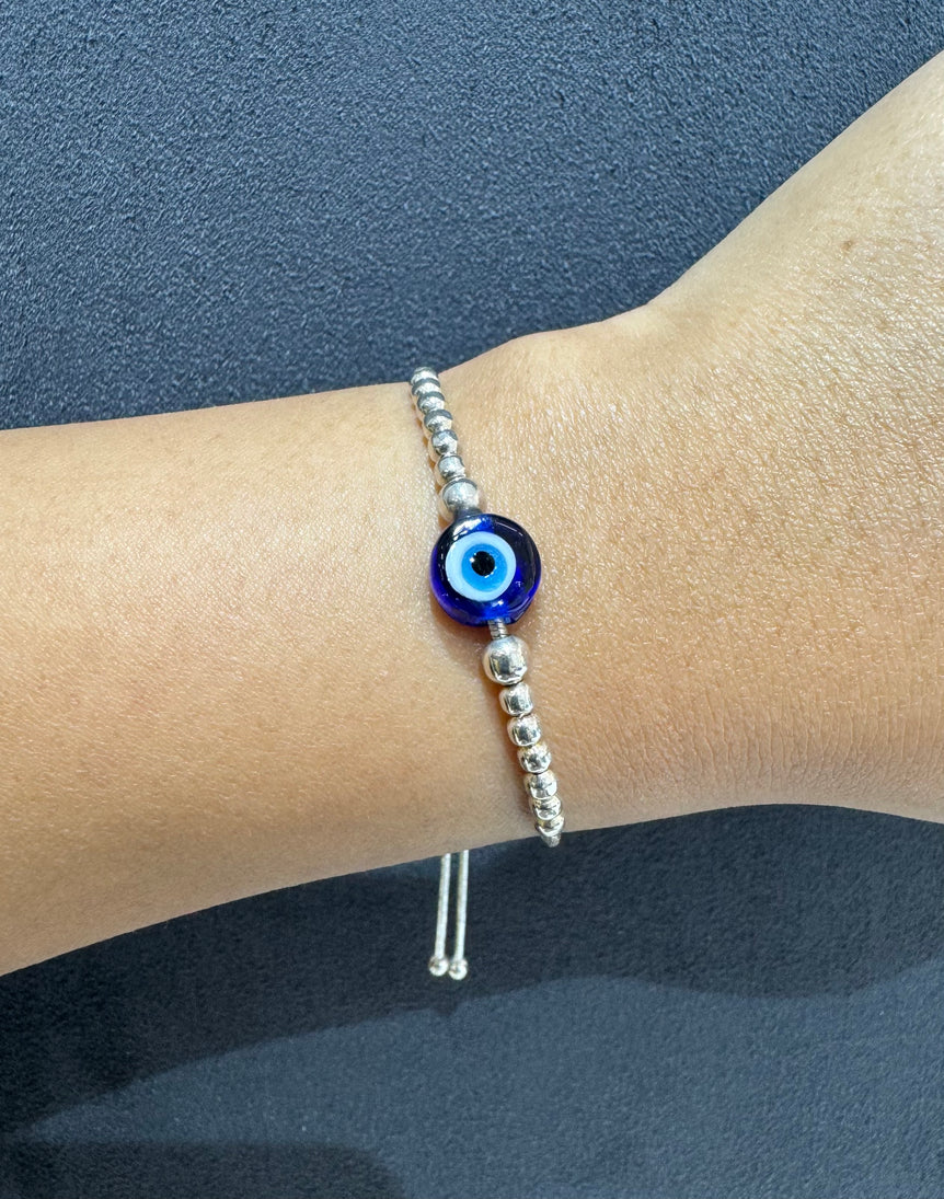 EVIL EYE PURE SILVER BRACELET