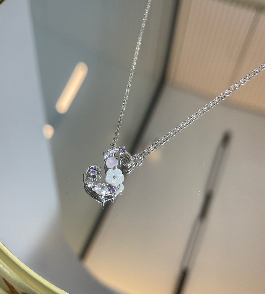 925 Silver S Initial Pendant