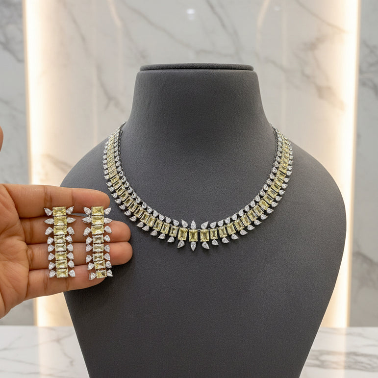 Canary Emerald-Cut Statement Diamond Set