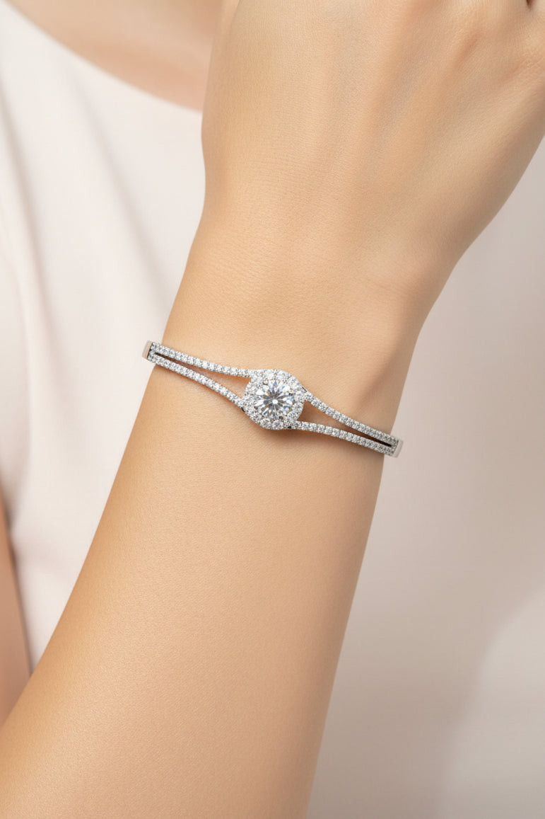The Luminary Eclipse Split Diamond Look Bracelet