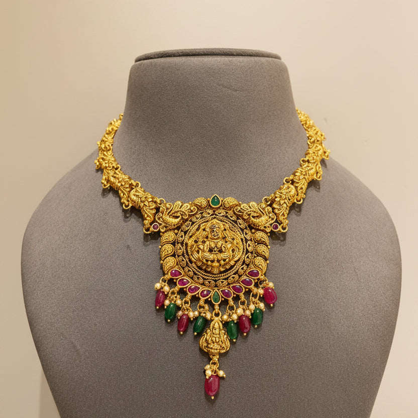 Sacred Circular Goddess Laxmi Temple Set