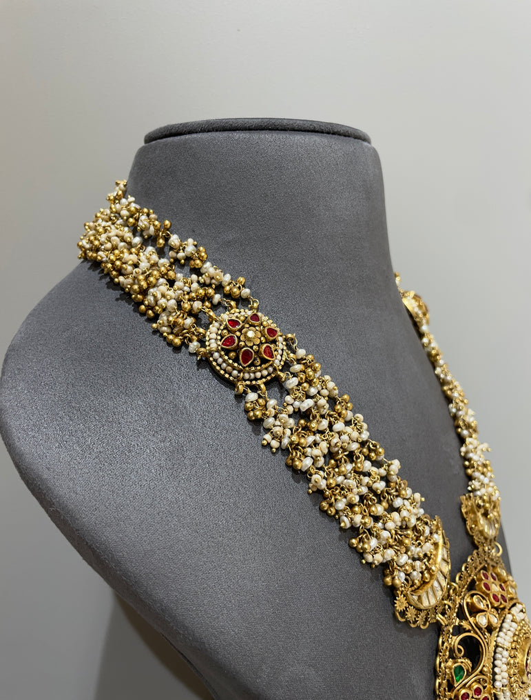 Imperial Moissanite Polki Gutapusalu Set