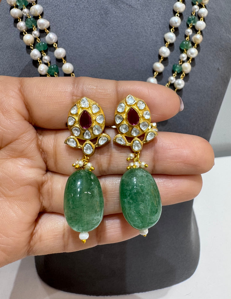 925 Silver Rajkumari Navrattan Haar