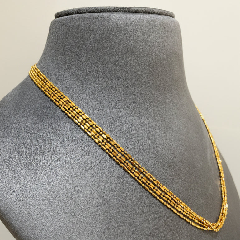 Radiant Layers: 925 Pure Silver Multi-Strand Chain