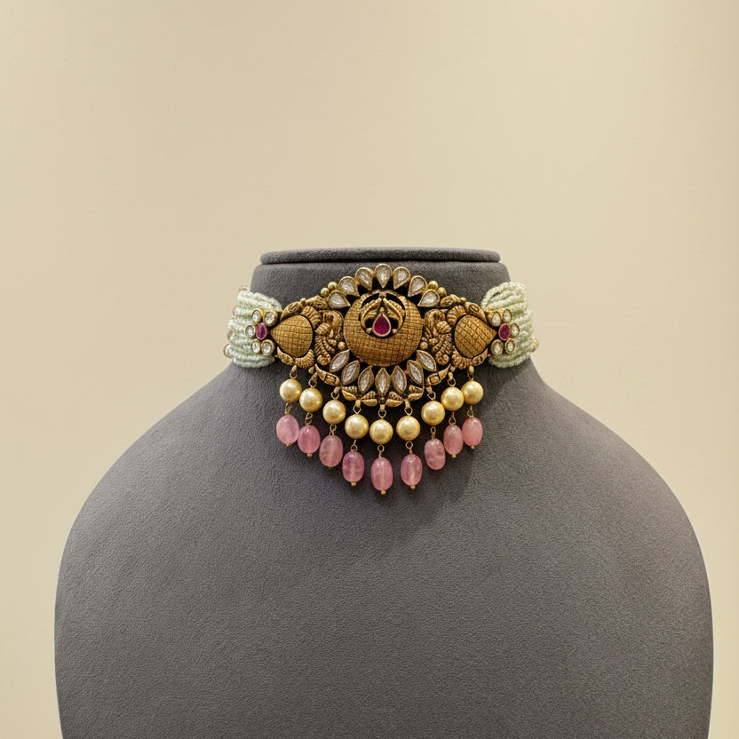 Heritage Nakshi Blossom Choker