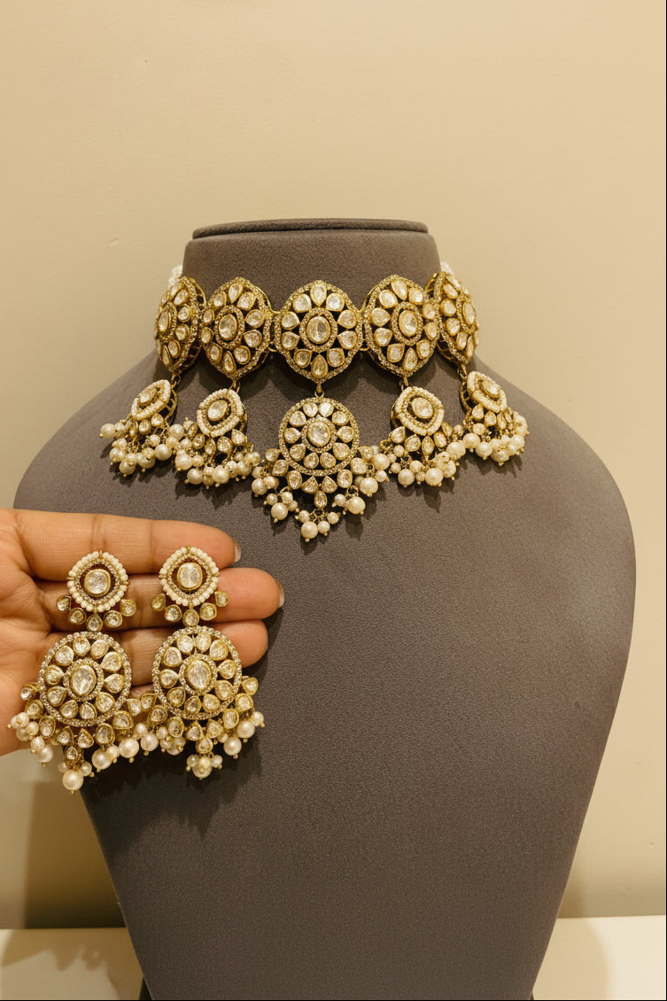 Royal Pearl Polki Choker
