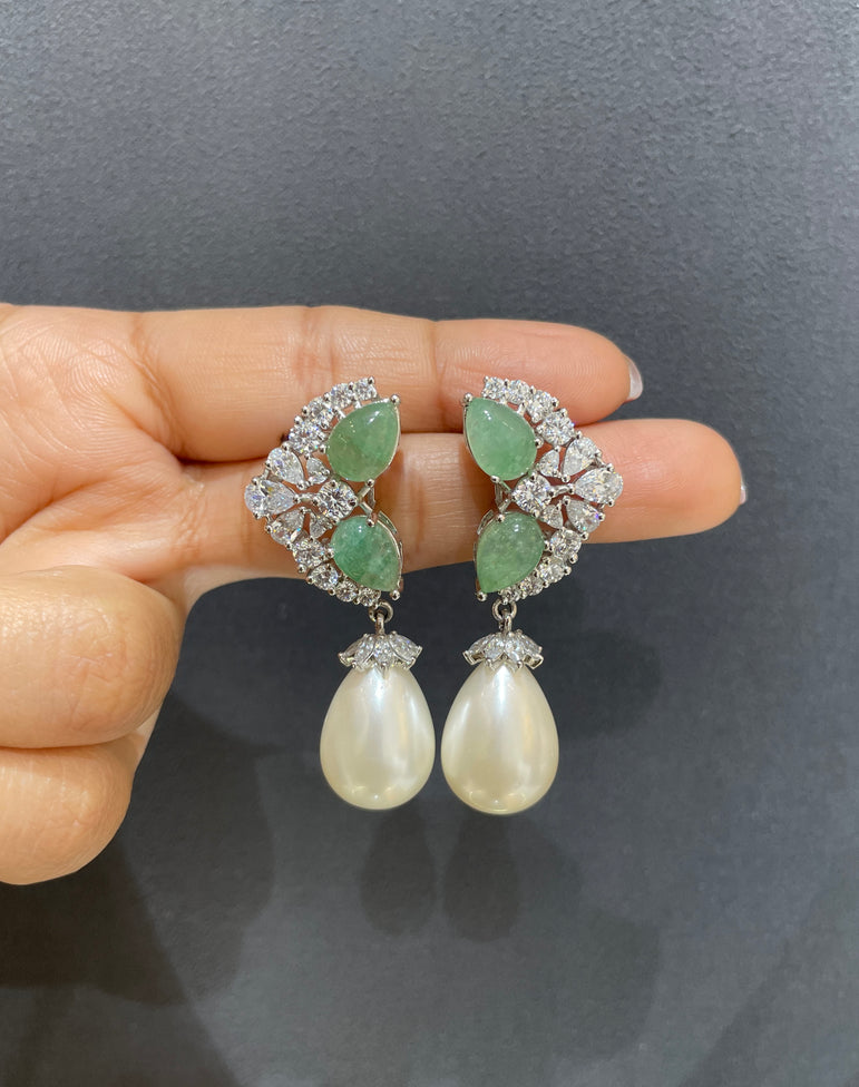 925 Silver Pearl Earring