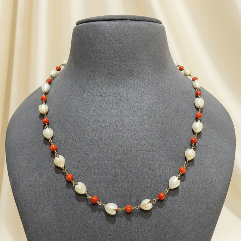 Earthy Charm: 925 Silver & Contrasting Bead Mala