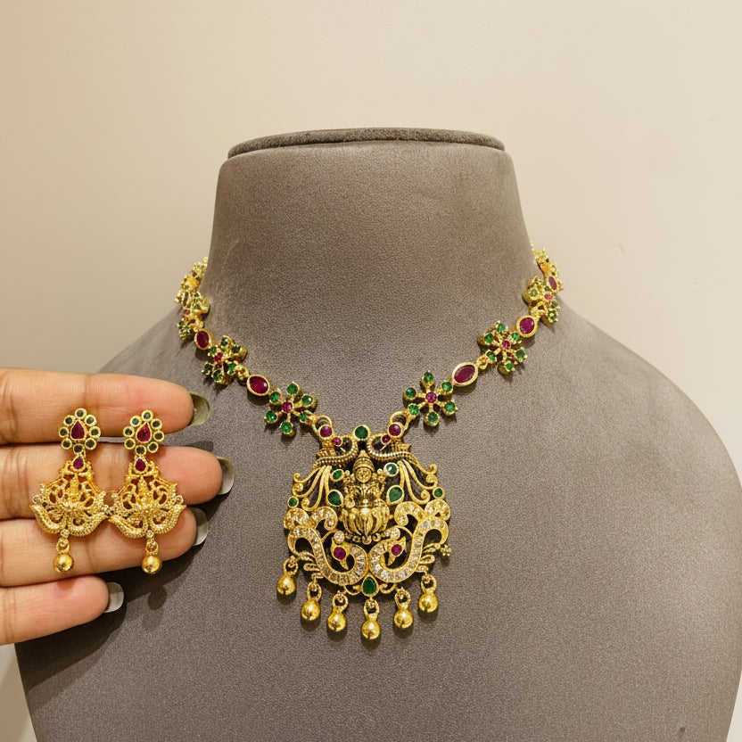 Royal Goddess Laxmi Gold Look Set